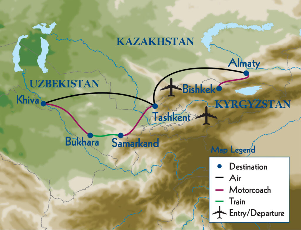 silk road tours central asia