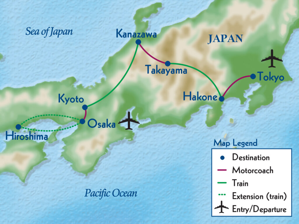 japan tours orleans