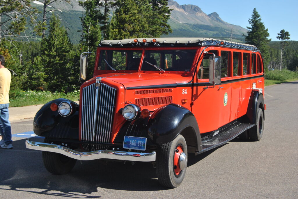 Canadian Rockies red jammer