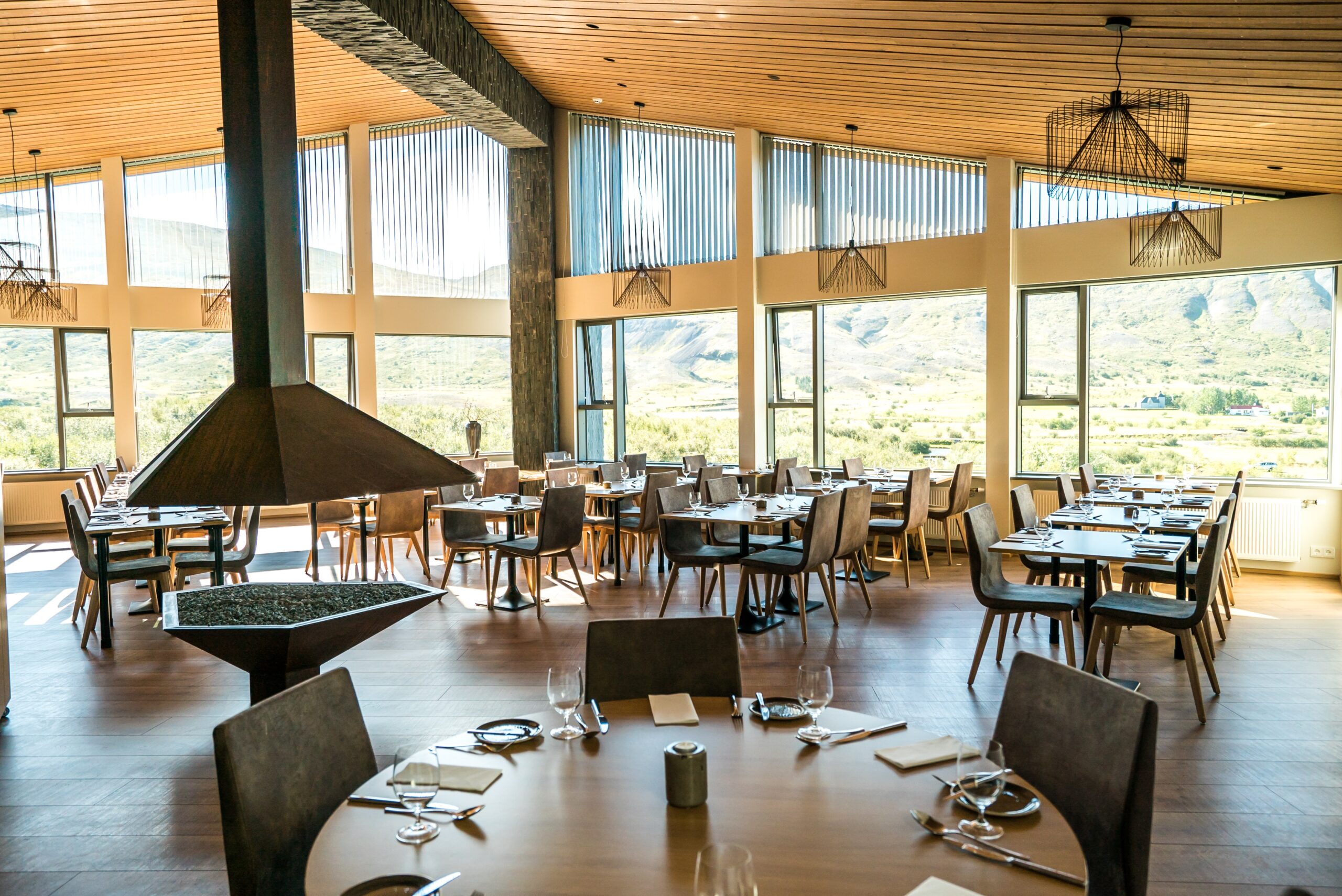 Hotel Husafell dining area