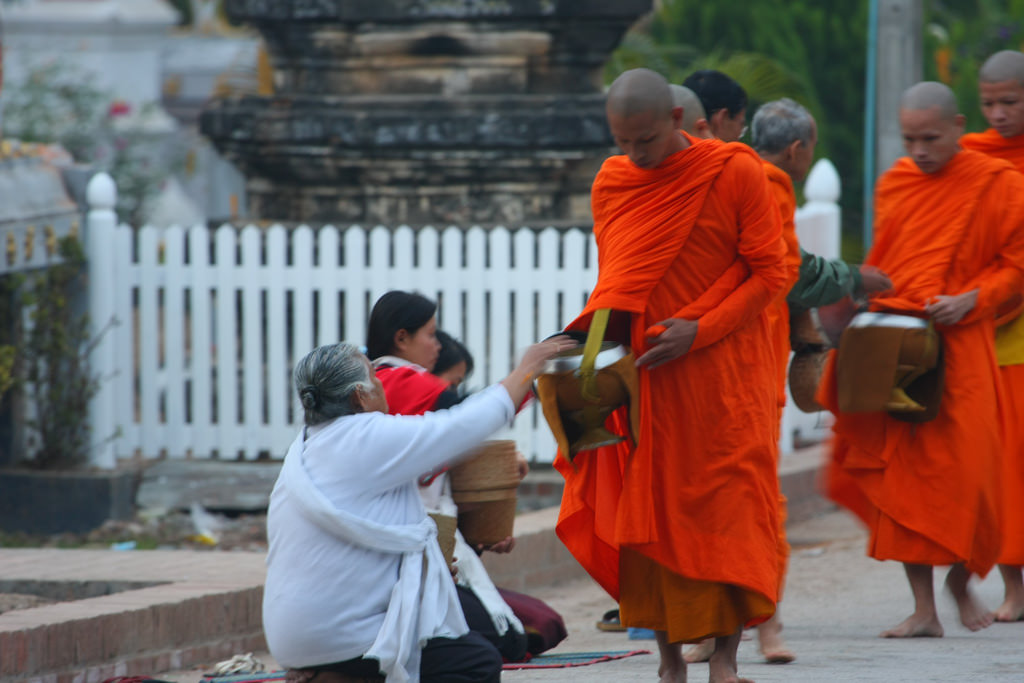 Luang Prabang alms foodie laos