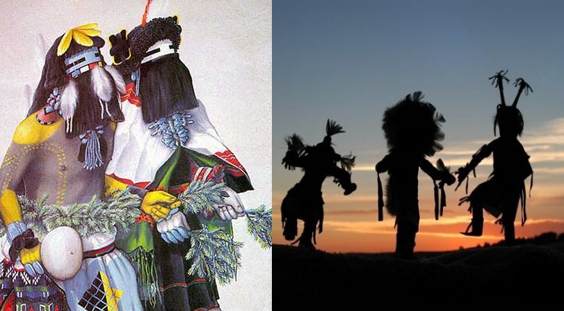 this is a photo of the hopi holidays soyal tradition