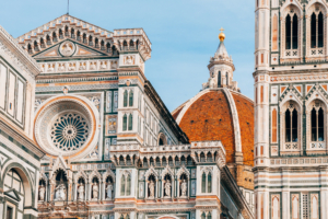 The Baptistry, Giotto’s Bell Tower, and Santa Maria del Fiore, Duomo Florence