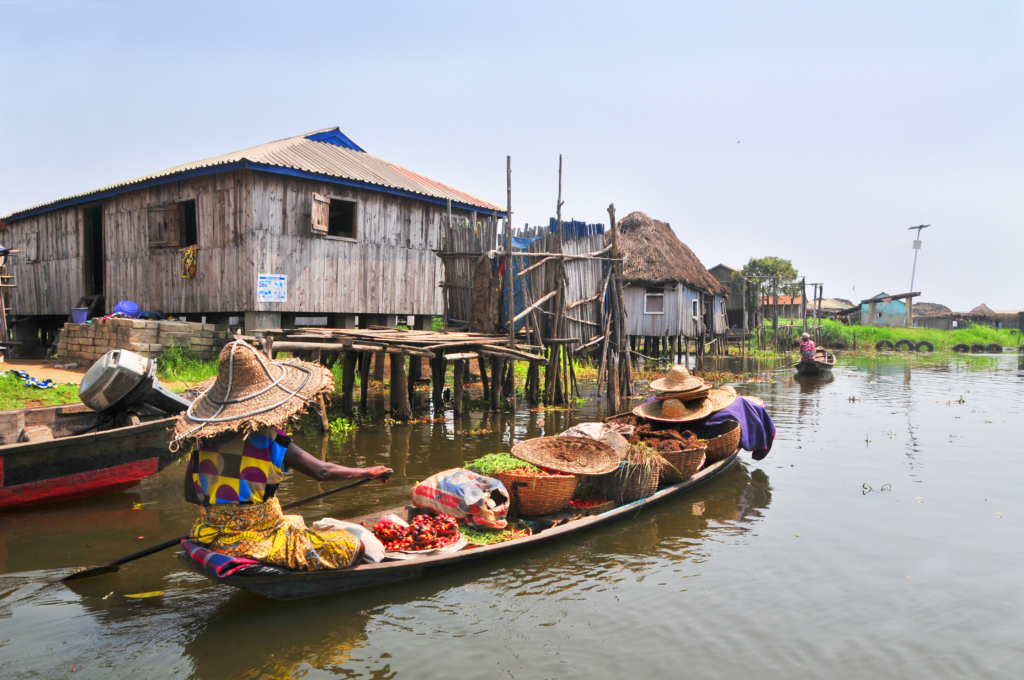 Floating village of Ganvié, Benin