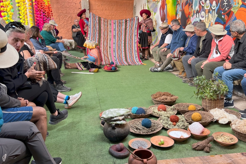 Small Group Highlight: Andean Weaving Demonstration | Odysseys Unlimited