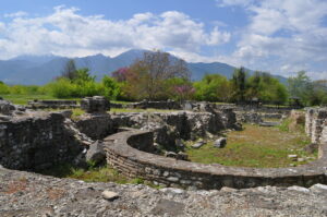 The archaeological site of Aigai in Vergina, Greece