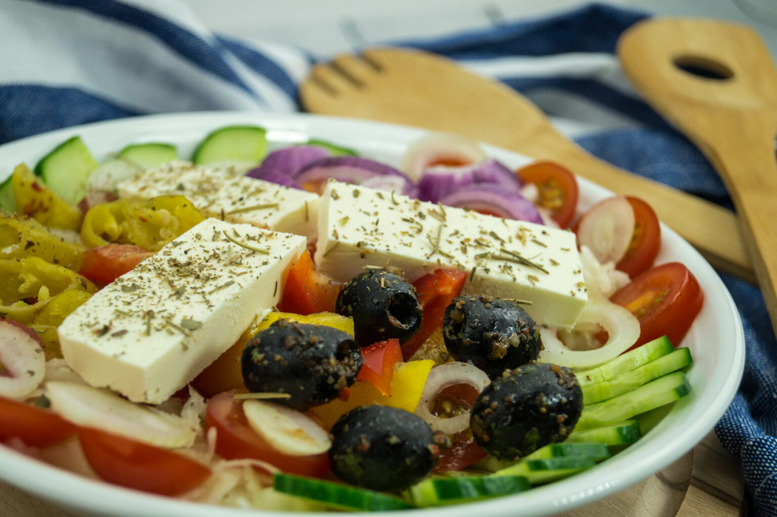 Traditional Greek salad
