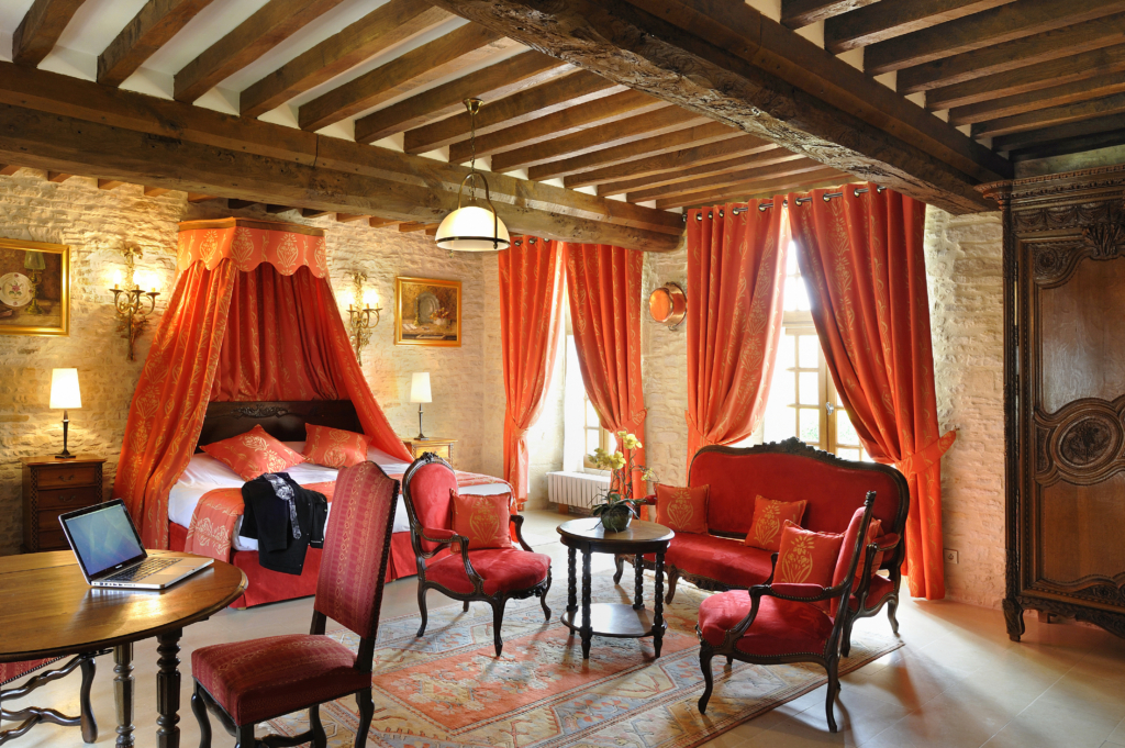 Manoir de Mathan guest room