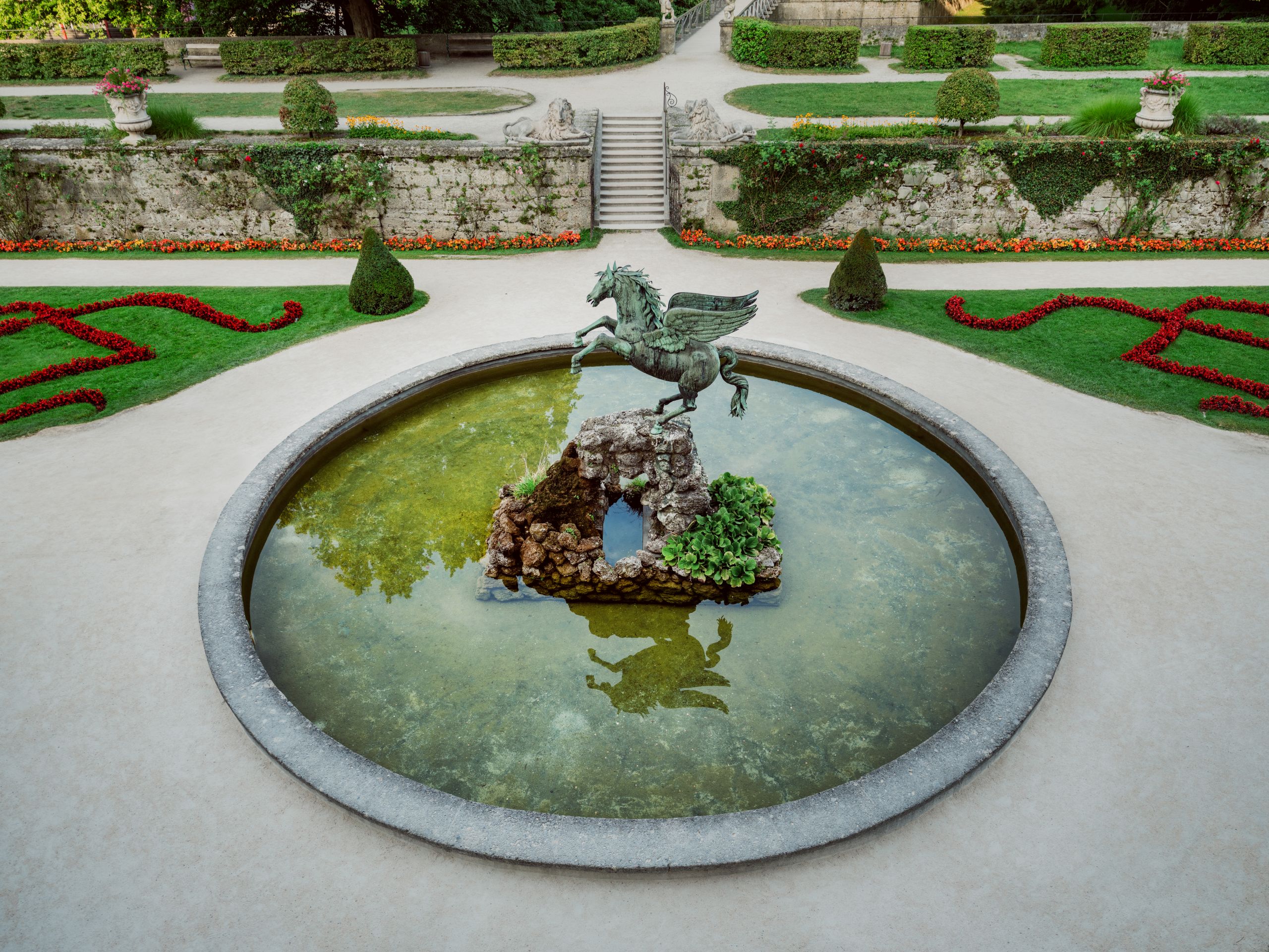 Pegasus Fountain in the Mirabell Gardens | ©Tourismus Salzburg GmbH, Photo: Patrick Langwallner