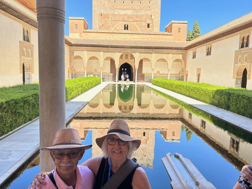 Dan and kim varano at the alhambra paradores and pousadas