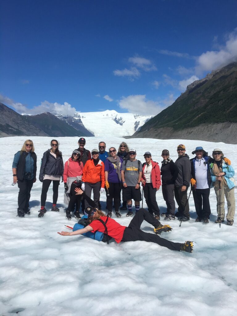 Odysseys guests on Root Glacier during our Alaska's Untamed Wilderness tour
