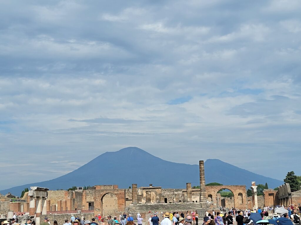 etna above pompeii