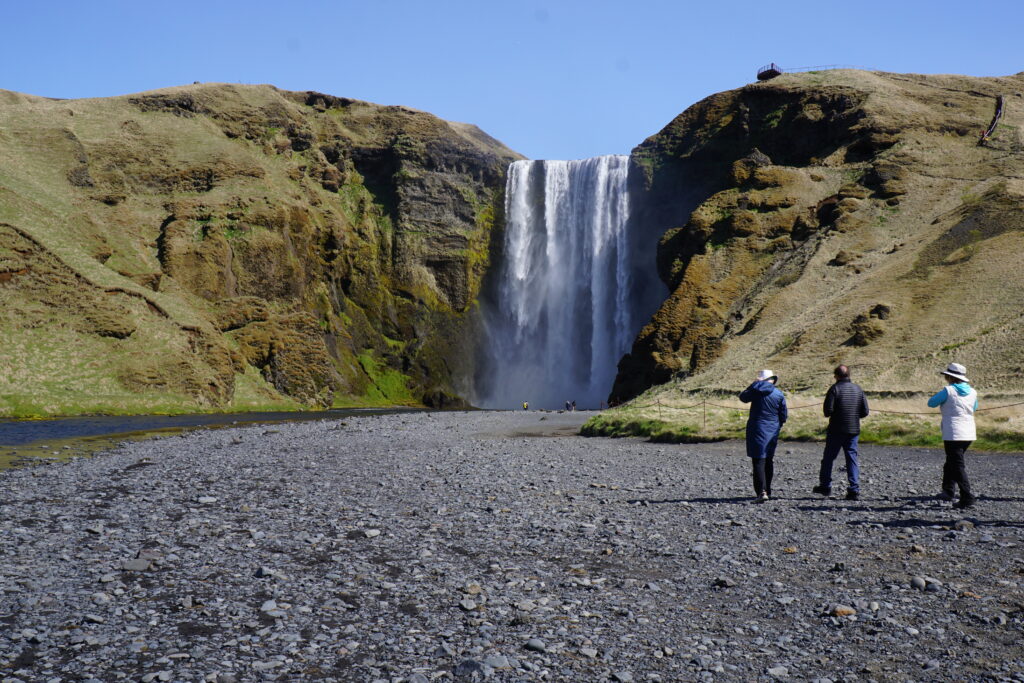 Iceland waterfall