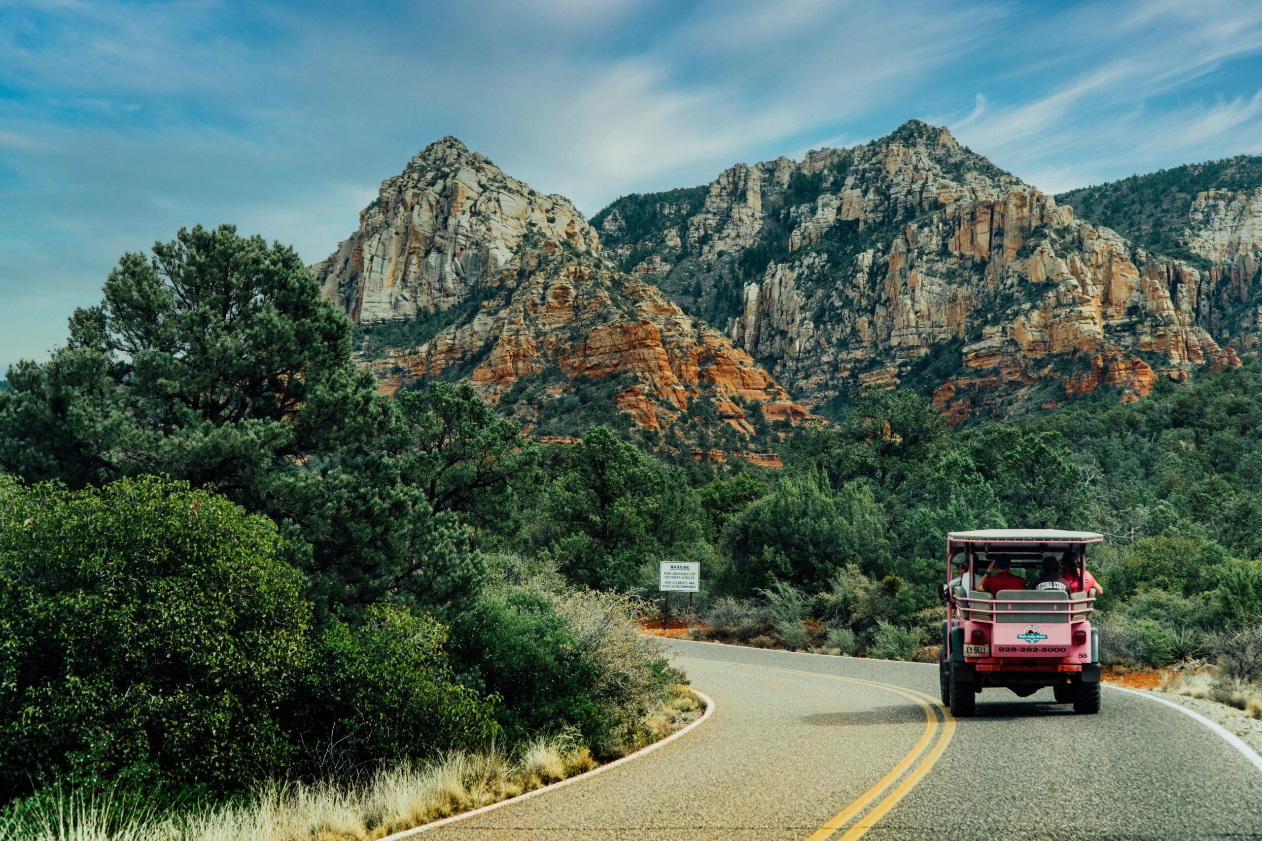 pink jeep sedona arizona