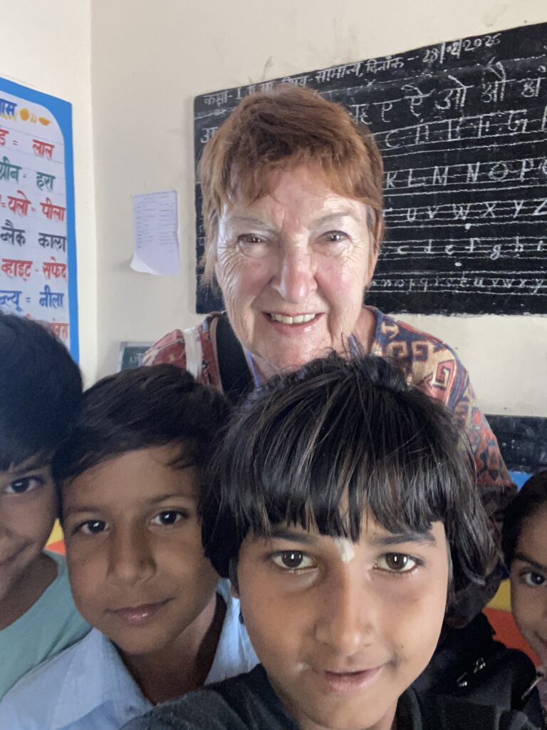 peggy school selfie ind