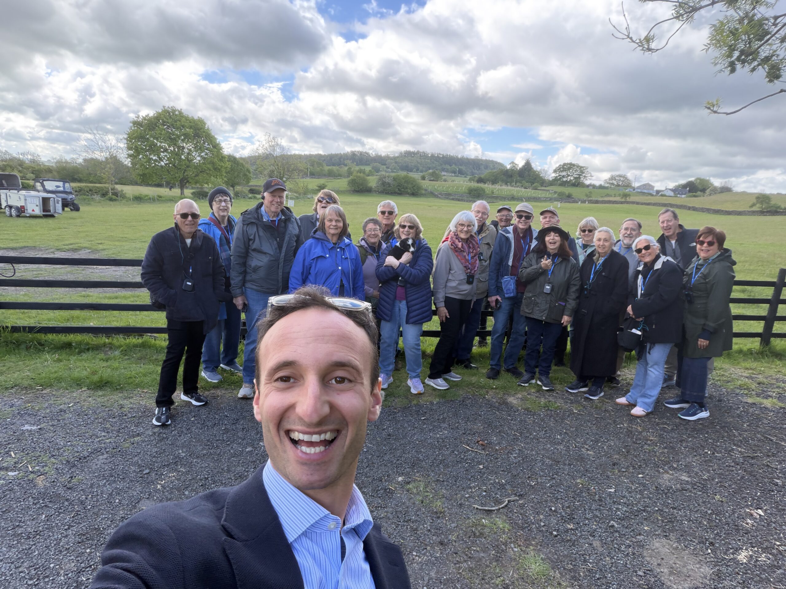 Gil Selfie with Group