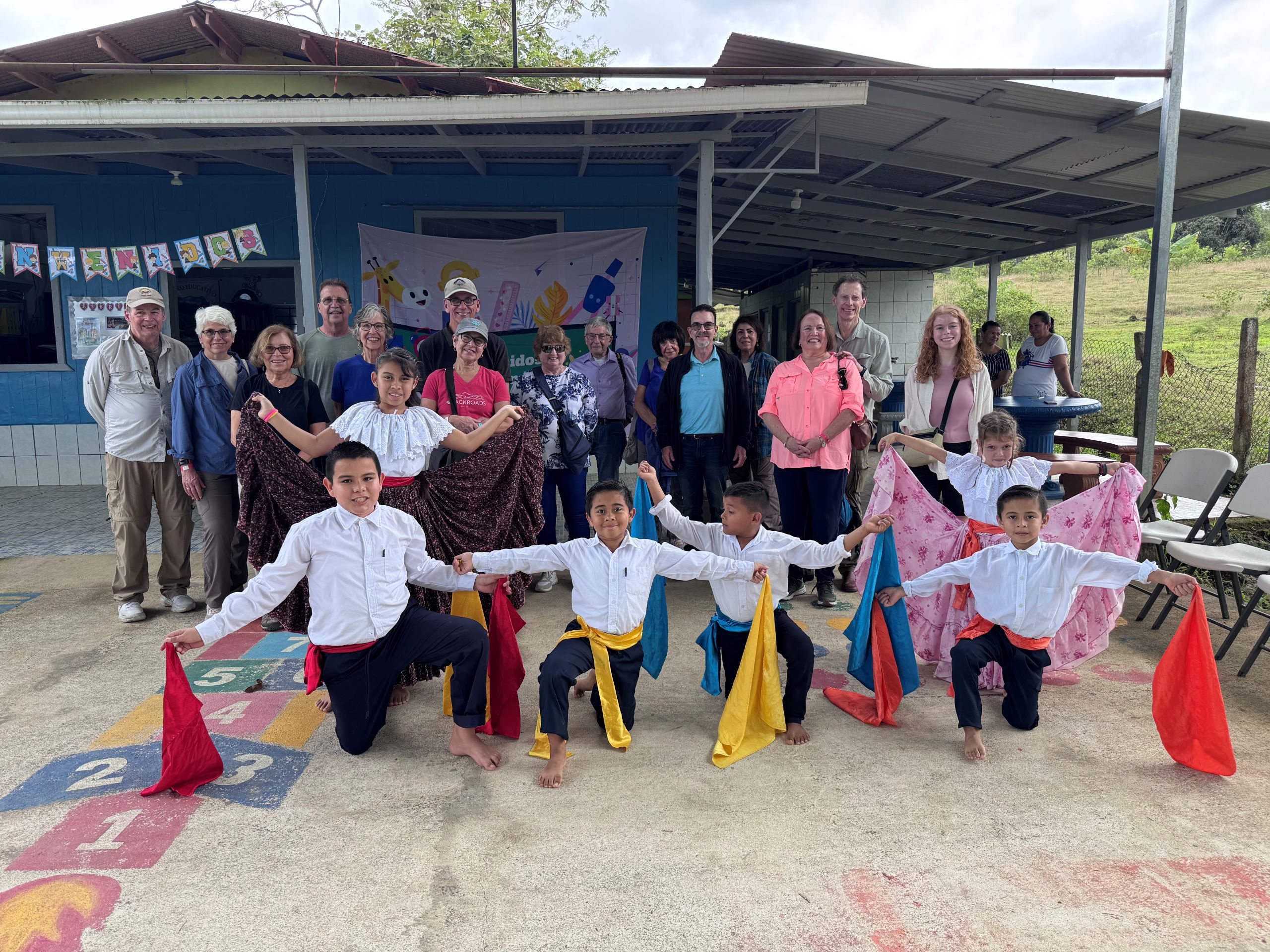 Odysseys guests at the Escuela Cerro Alegre