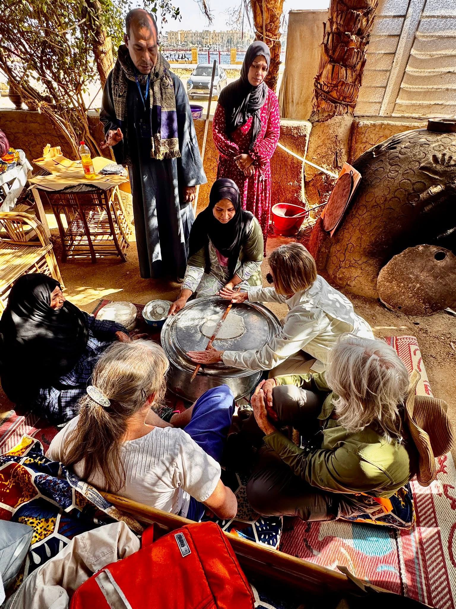 The Whites have enjoyed many meals with local families on their travels with Odysseys