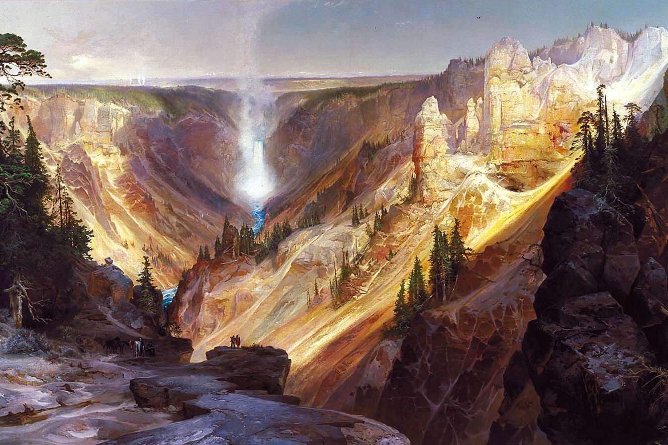 The Grand Canyon of the Yellowstone (1872) by Thomas Moran
